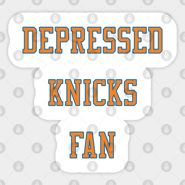 New York Knicks Funny Sticker by IronLung Designs